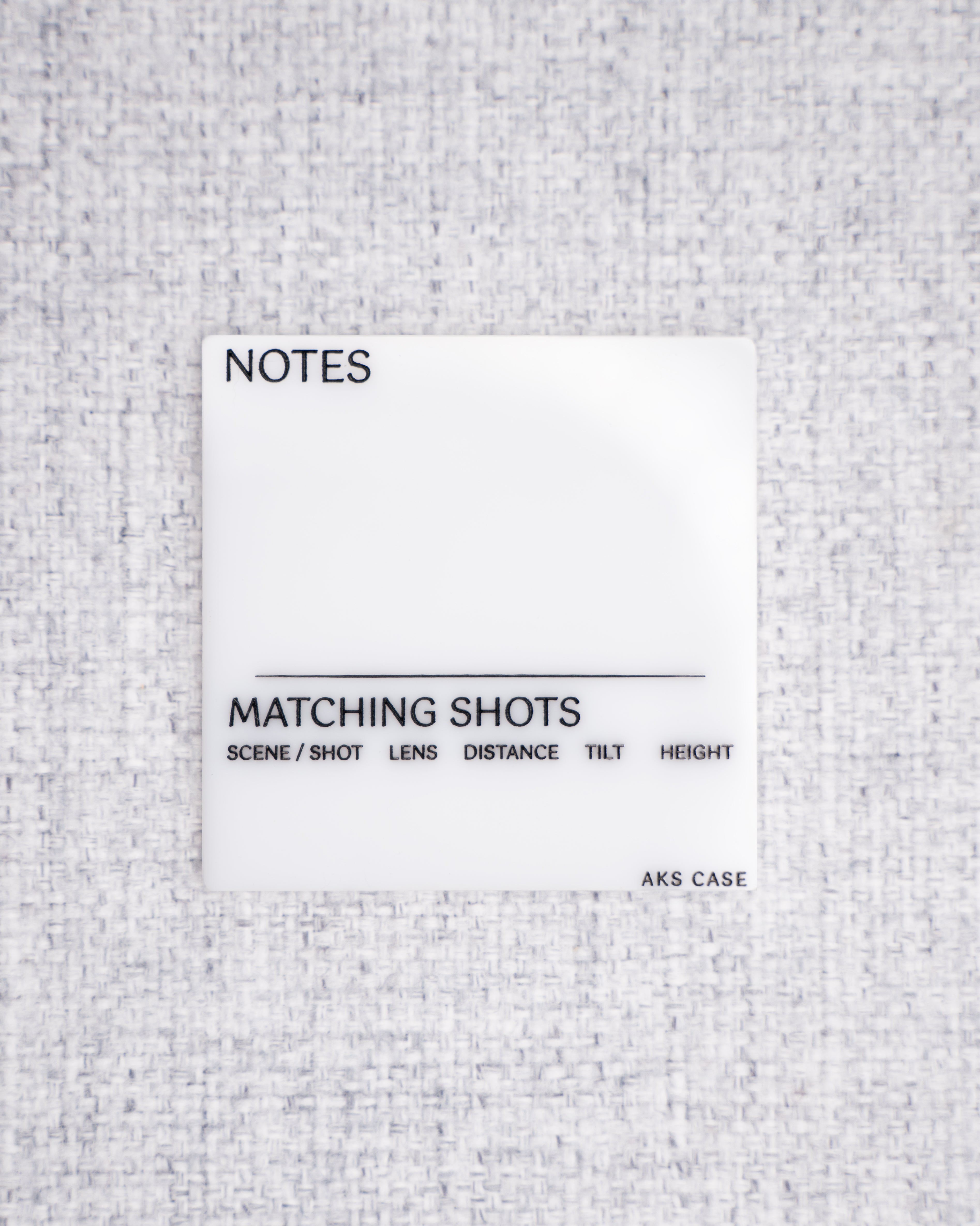 Note Boards with Matching Shot