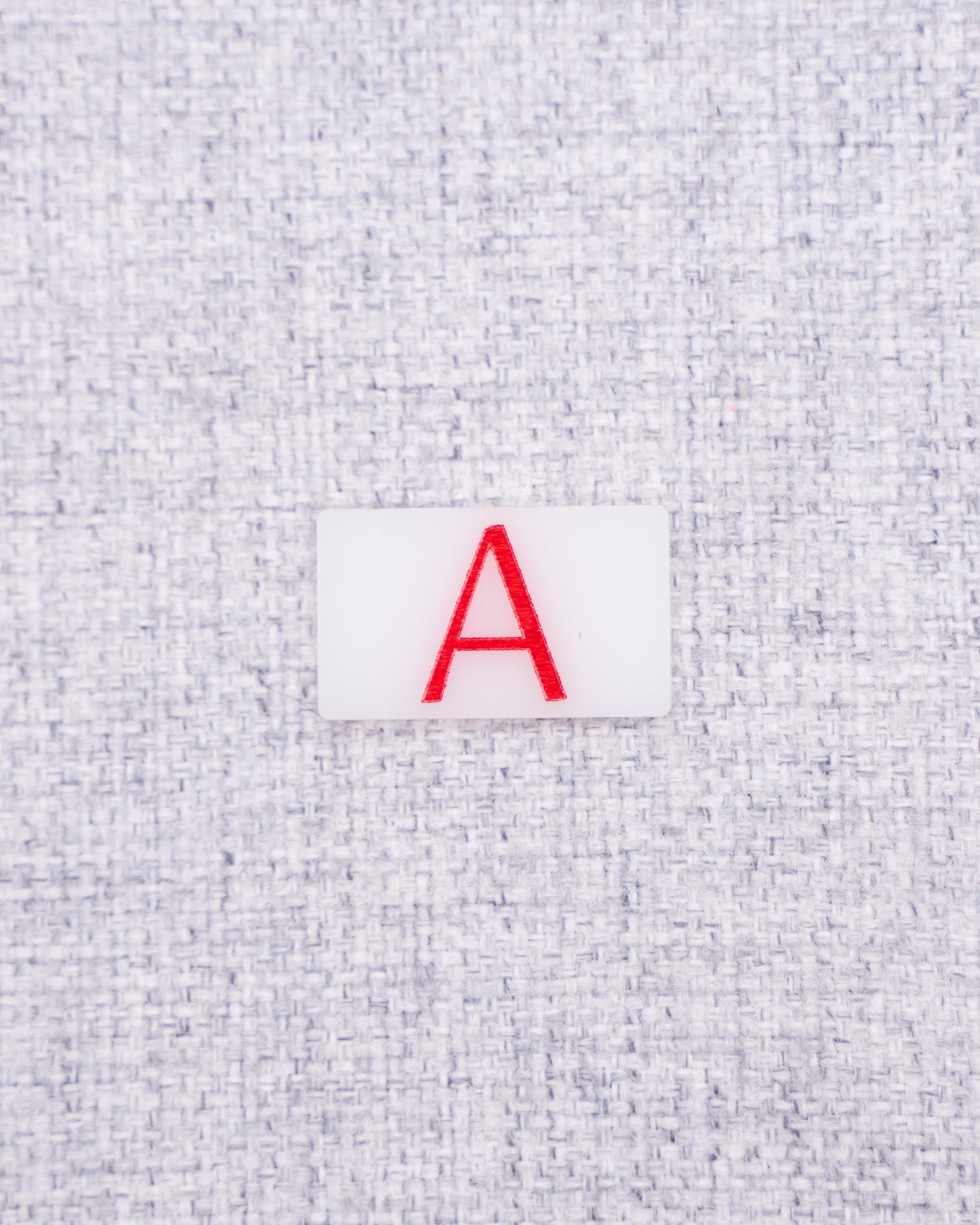 Camera Tags // White Acrylic