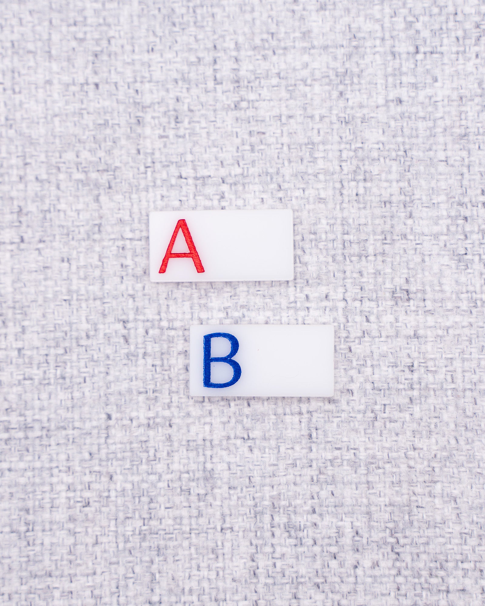 Slate Mag Tags - White Acrylic