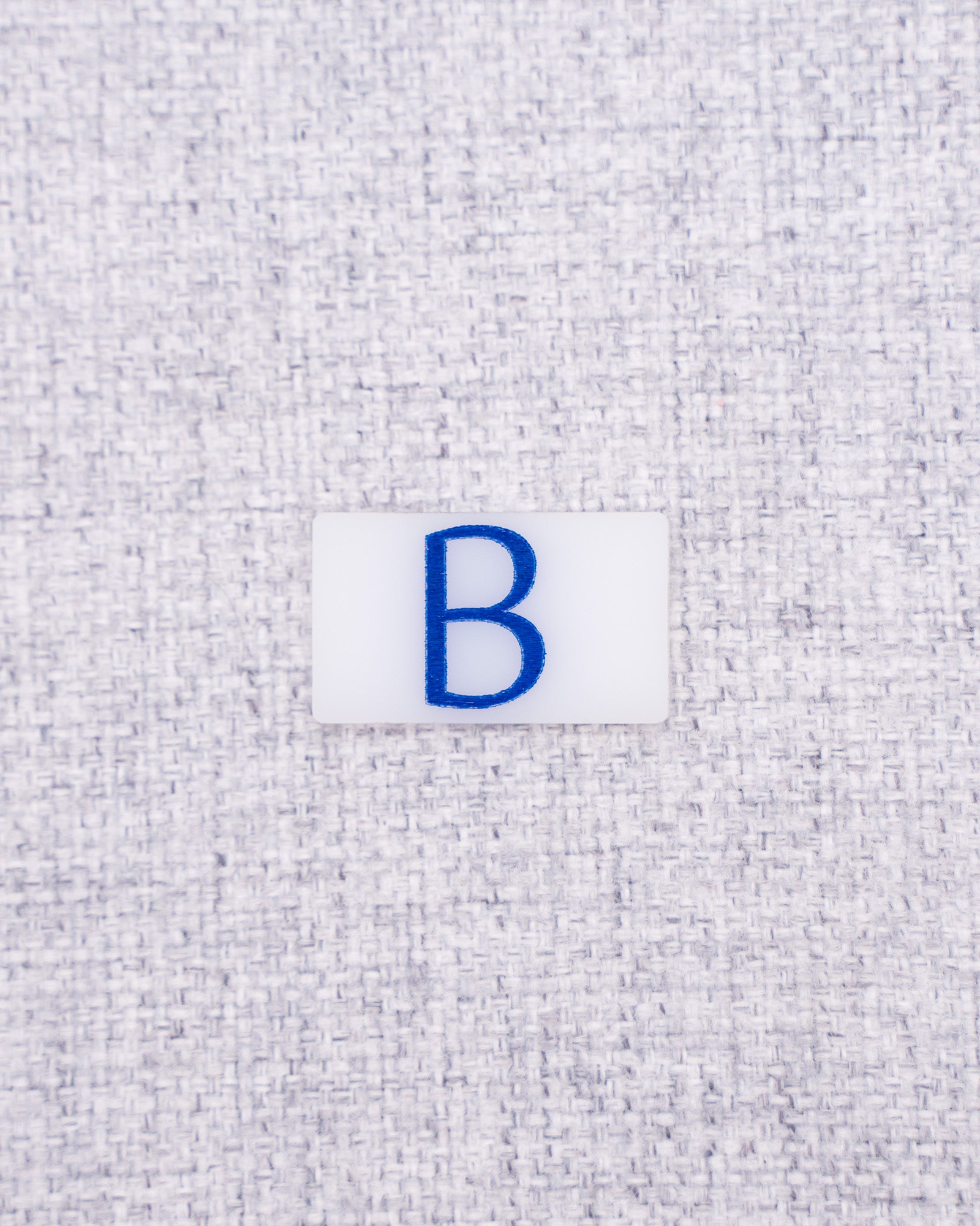 Camera Tags // White Acrylic