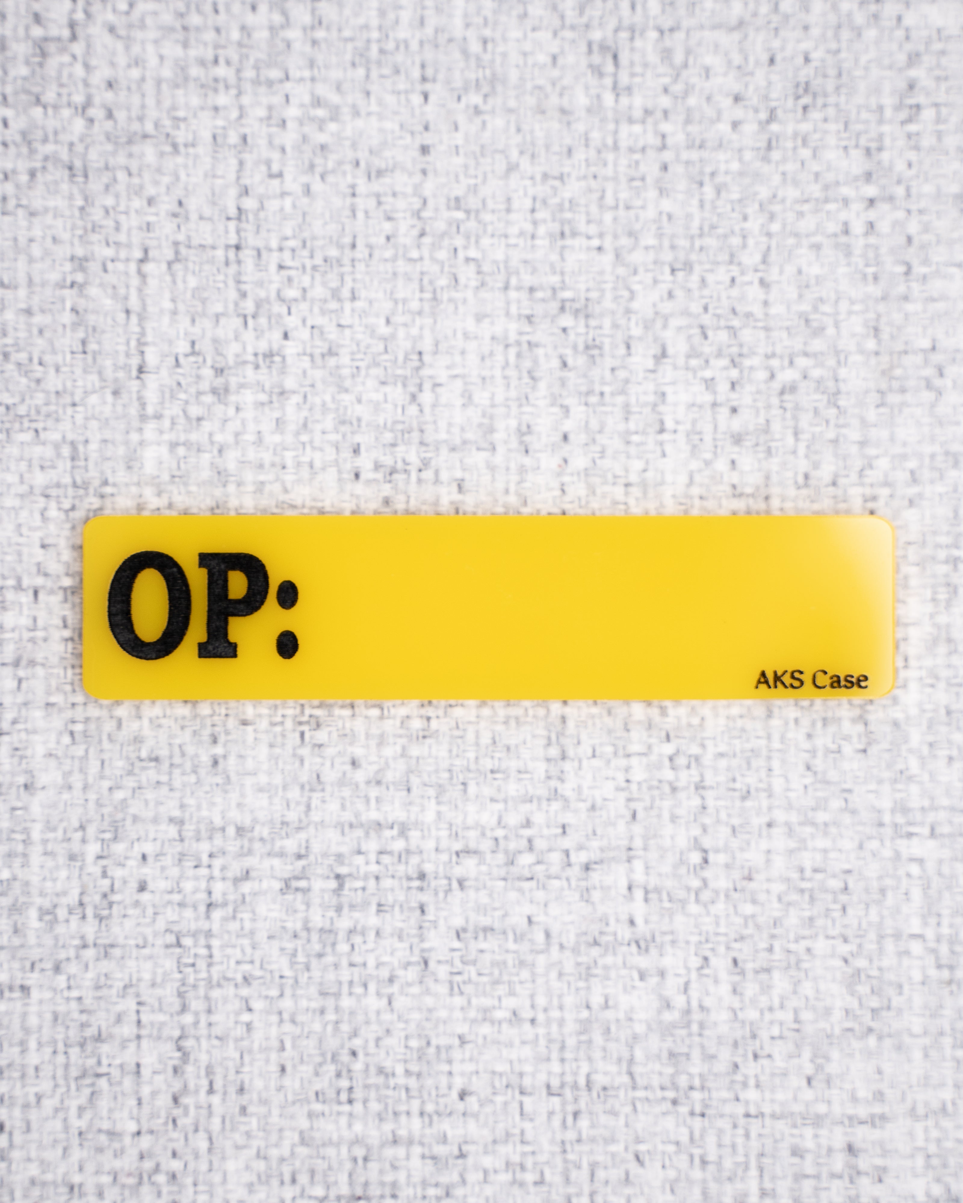 Color Monitor Name Tag - OP